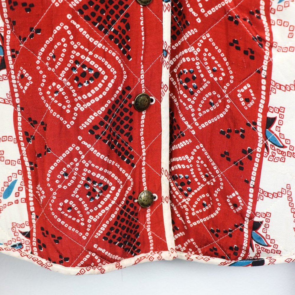 Free People Multicolor Patterned Embroidery Bombe… - image 7